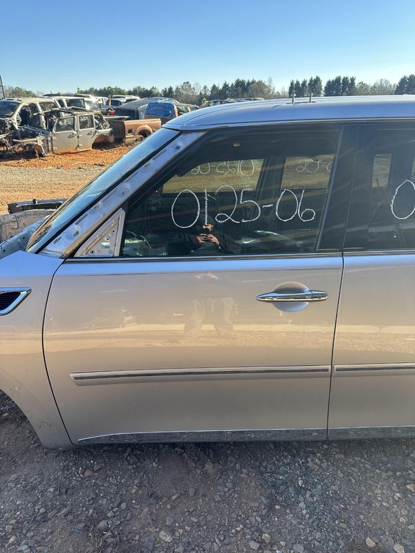 2011-2013 INFINITI QX56 FRONT LEFT DRIVER SIDE DOOR SHELL W/ GLASS GRAY OEM