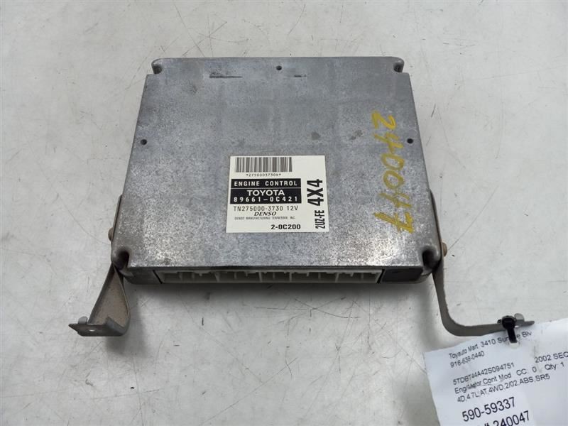 Engine ECM Electronic Control Module Center Dash 4WD Fits 02 SEQUOIA