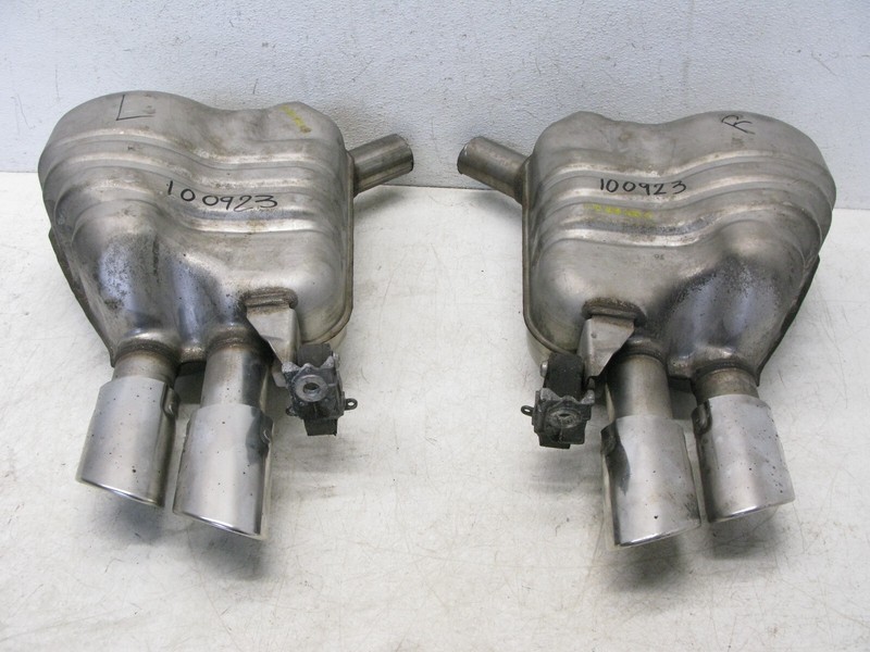 10-12 AUDI 8T S5 CONVERTIBLE EXHAUST PIPE MUFFLER RESONATOR REAR LEFT RIGHT 1009