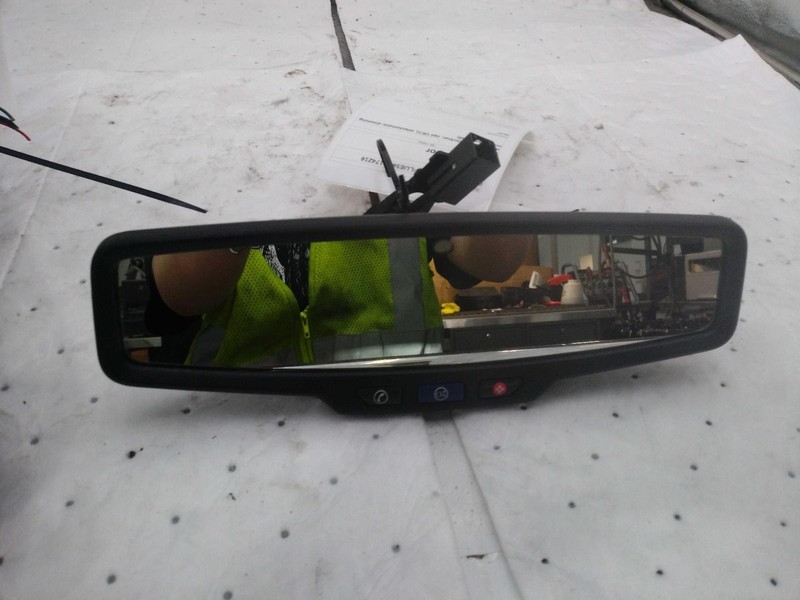 2012 GMC Terrain Black Interior Rear View Mirror OEM 13584893 127K Miles