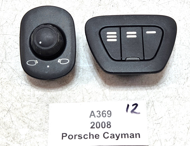 ✅ 06-12 OEM Porsche Cayman 987 Garage Door Opener Mirror Control Switch SET