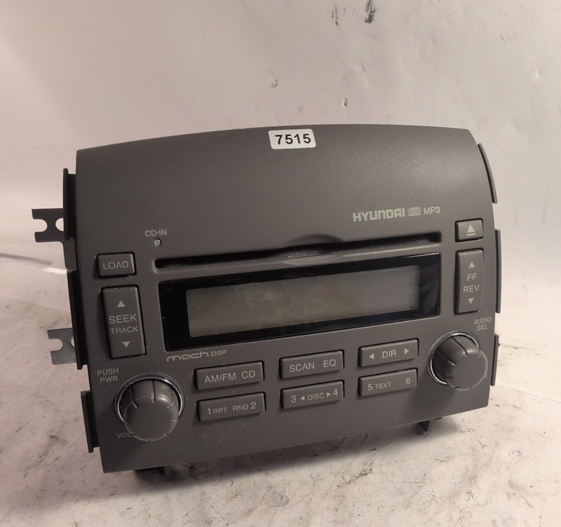 2006 2007 2008 Hyundai Sonata Radio Receiver AM FM CD Player OEM