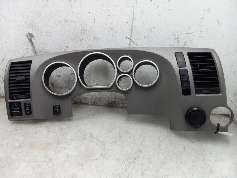 13 TOYOTA SEQUOIA SR5 SPEEDOMETER DASH BEZEL SILVER