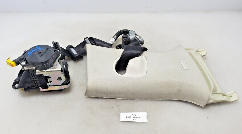 ✅ 2016-2020 OEM Jaguar XF 35t Front Right Passenger Seatbelt Retractor W/ Trim