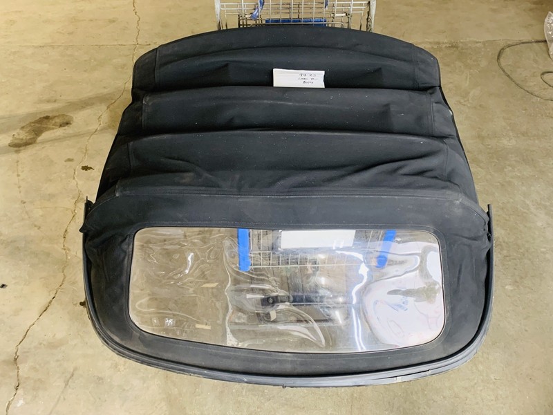 96-02 BMW Z3 E36 ROADSTER UPPER OVERHEAD CONVERTIBLE SOFT ROOF COVER BLACK OEM