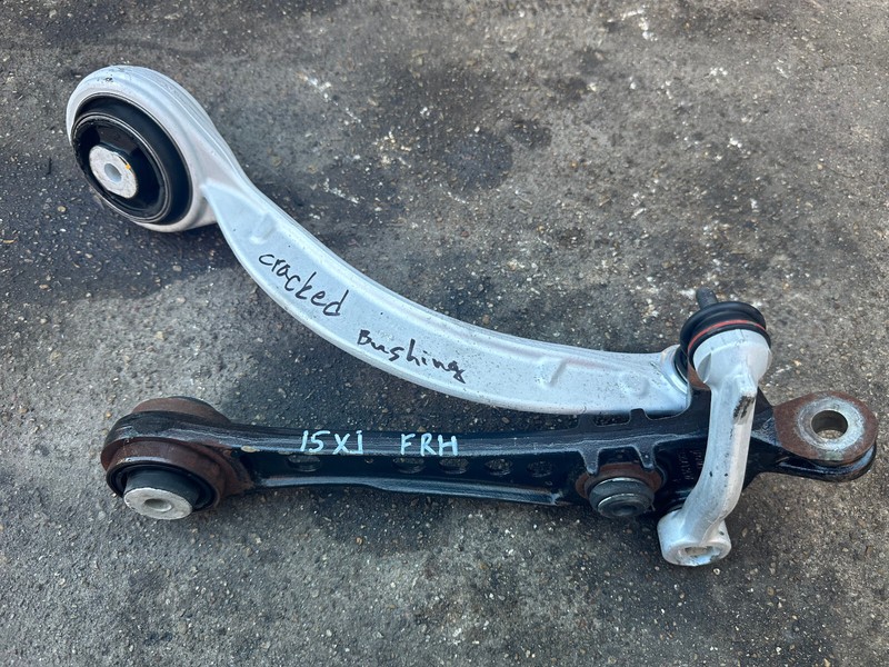 10-19 JAGUAR XJ XJR FRONT RIGHT PASSENGER SIDE SUSPENSION CONTROL ARM SET OEM