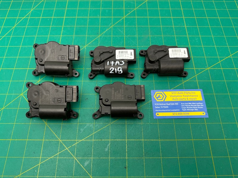 15-25 Audi A3 S3 HVAC RECIRCULATED AIR FLAP SERVO MOTOR ACTUATOR SET OEM