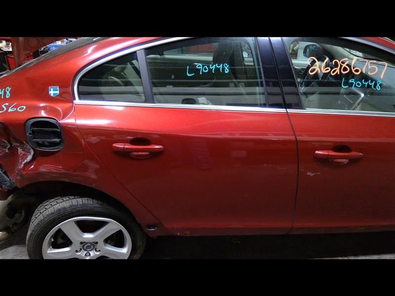 Passenger Rear Side Door Maroon Short Wheel Base Fits 14-18 VOLVO S60 686922