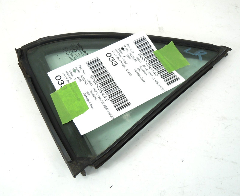 1998-2002 Honda Accord Sedan Rear Door Window Vent Glass Driver Left OEM