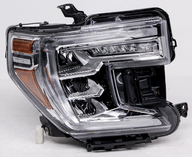 OEM GMC Sierra Denali, Sierra 1500 Right Passenger Side Headlamp Tab Missing