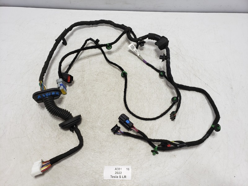 ✅ 21-23 OEM Tesla Model S Rear Right Passenger Door Wiring Harness Cable Wire