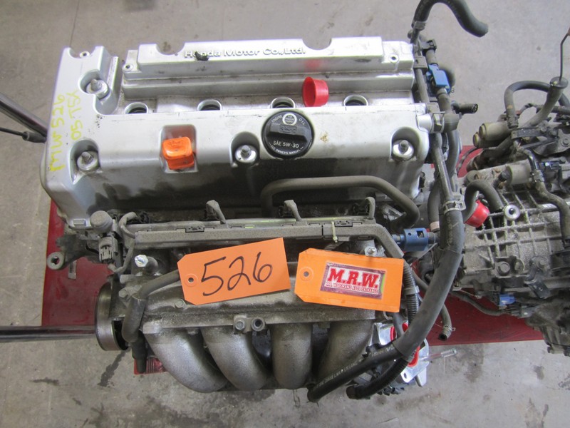 FITS 2.4L ENGINE MOTOR 05 06 07 08 TSX DOHC 205 HP CAR HEAD PAN BLOCK RUNS GOOD