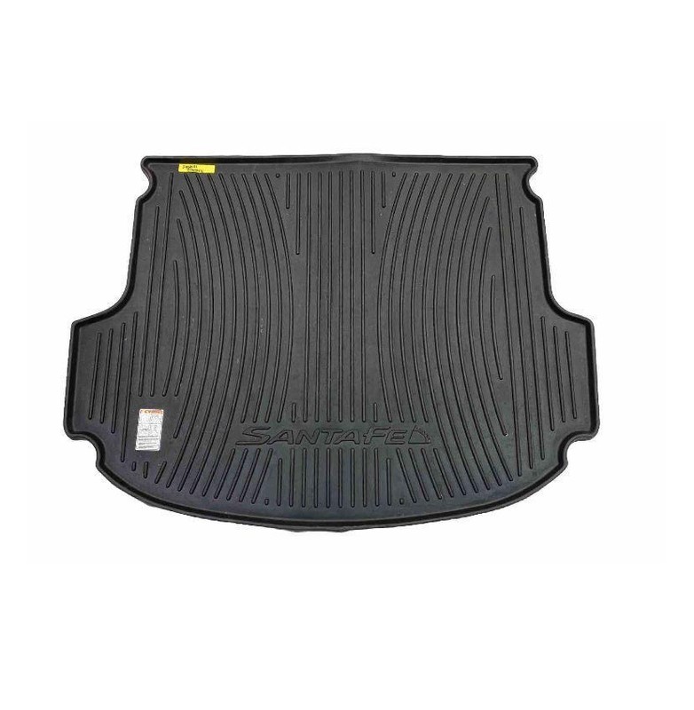 Hyundai Santa Fe spare tire cargo 13 18 plastic mat rear trunk OEM 4Z012ADU10