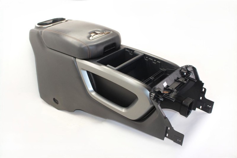 17-24 Nissan TITAN Platinum Reserve Black Front Floor Console Assembly