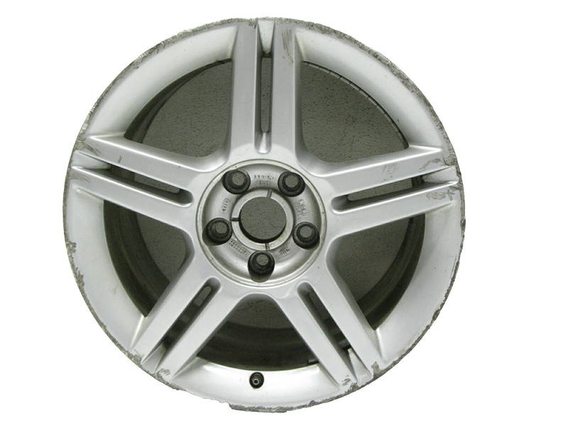 04-08 AUDI B7 A4 QUATTRO RIM WHEEL 5 DOUBLE SPOKE OEM 7.5 17" 8E0601025 0920211