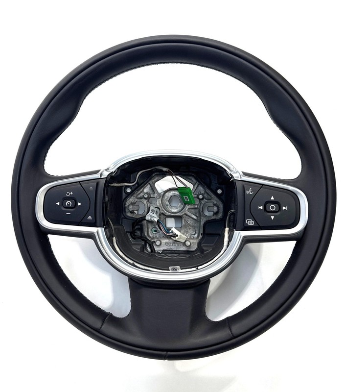 2020 Volvo XC60 T5 Momentum Black Steering Wheel With Controls & Harness OEM