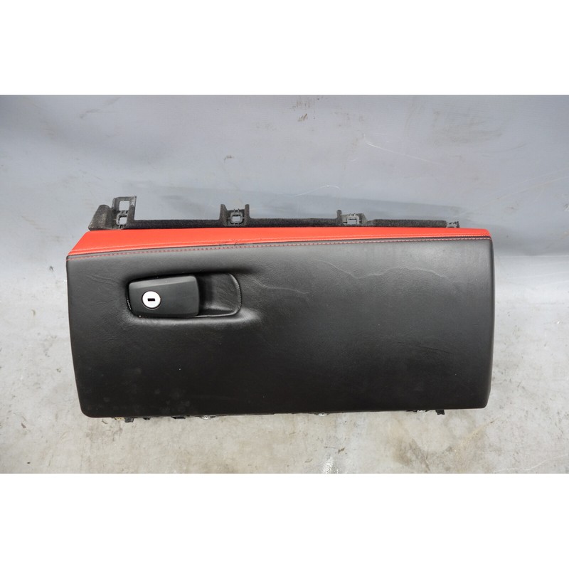 2014-2017 BMW F86 F85 X6M X5M Leather Glove Box Compartment Mugello Red OEM