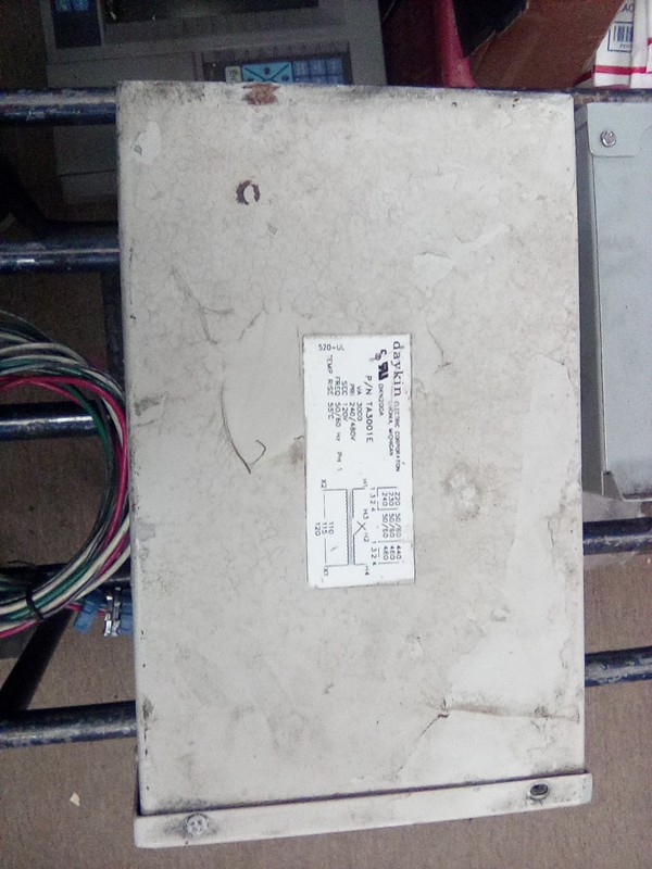 Daykin TA3001E Transformer 240/480V 120V 50/60Hz PH-1