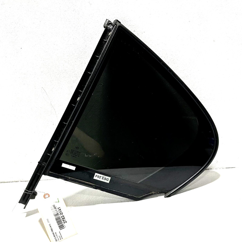 2009-2015 BMW 750 Li REAR LEFT DOOR QUARTER WINDOW GLASS OEM