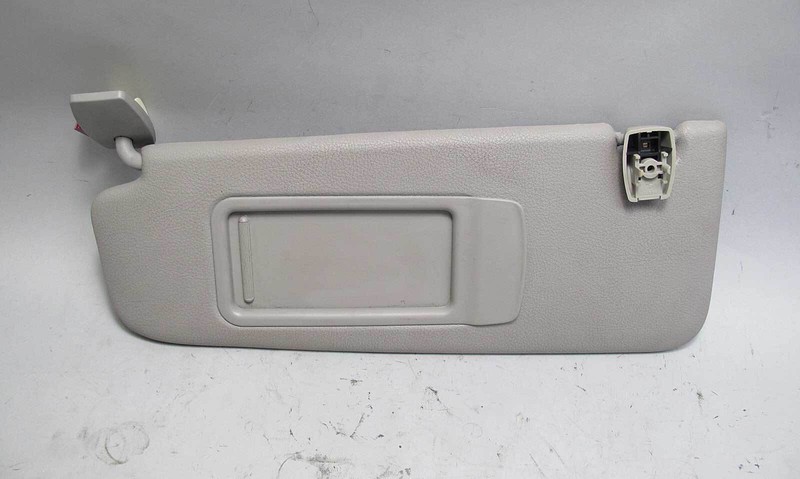 BMW F10 5-Series Sedan Left Front Driver's Sun Visor Grey Vinyl 2011-2017 USED