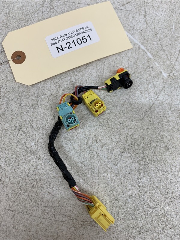 ⚡️17-22 Tesla Model 3 Y Front Steering Wheel SRS DAB Wiring Harness 21051 B136