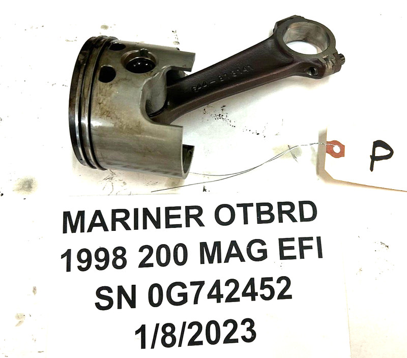 Mercury Mariner 135-200 Port Piston and Rod 9737A9 FRESHWATER!