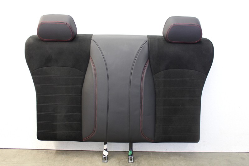 Alfa Giulia Quadrifoglio Rear Black Leather/Alcantara Seat Back Rest Oem 17-24