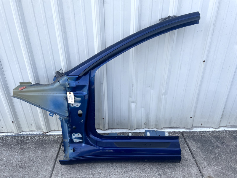 2017-2023 TESLA MODEL 3 A PILLAR BODY LEFT DRIVER SIDE CUT BLUE OEM 12K