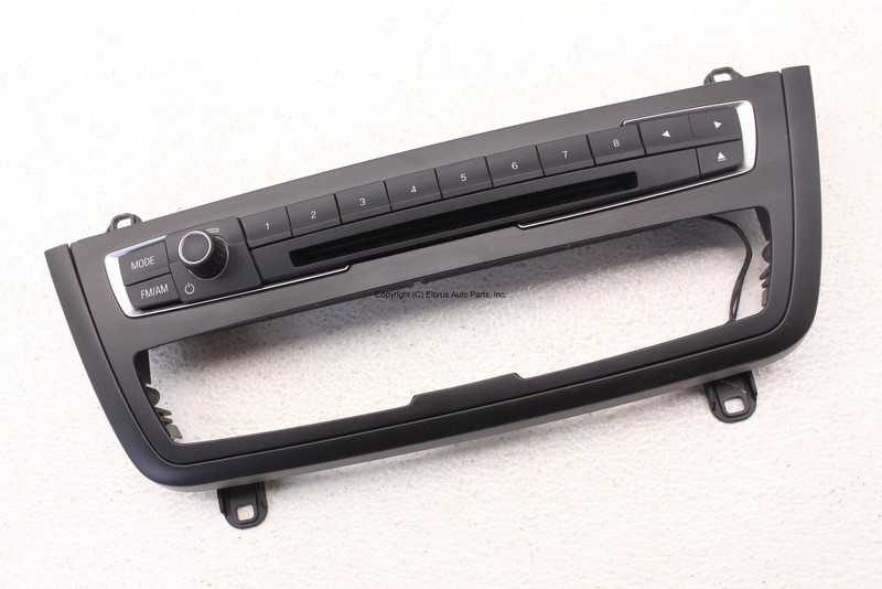 BMW 335i 12 13 14 15 RADIO MODULE INTERFACE PANEL W/ BEZEL SEDAN 61319348826 OEM