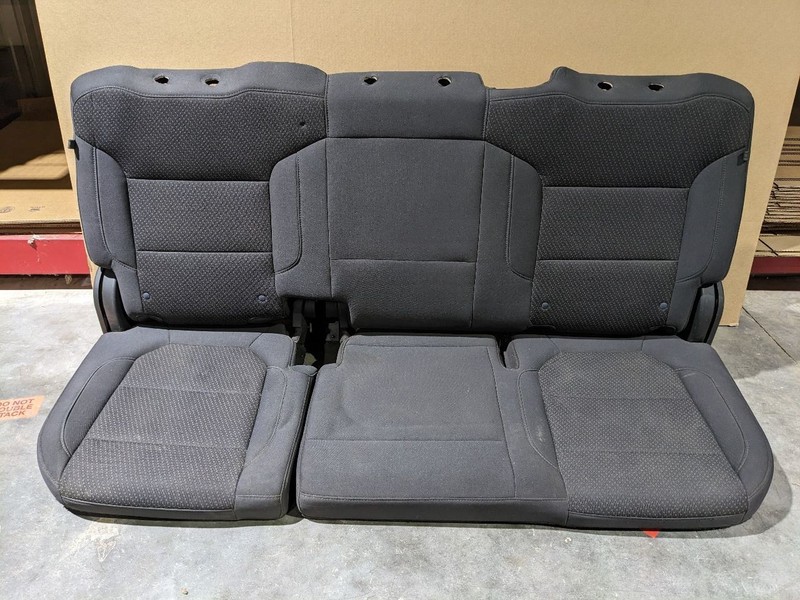 2019-2026 CHEVROLET SILVERADO SIERRA DENALI REAR CREW CAB BLACK CLOTH SEATS