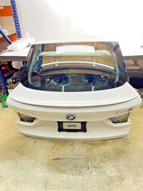 15-19 BMW F16 F86 X6M Rear Trunk Lid Tailgate Panel Assembly Alpine White OEM✅