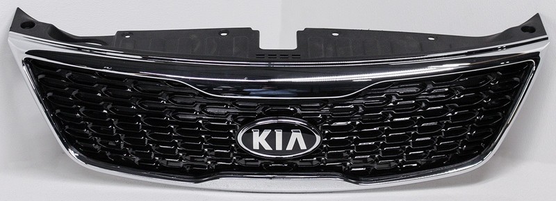OEM Black Mesh Upper Grille For KIA Sorento LX, EX 86350-1U500 - Surface Marks