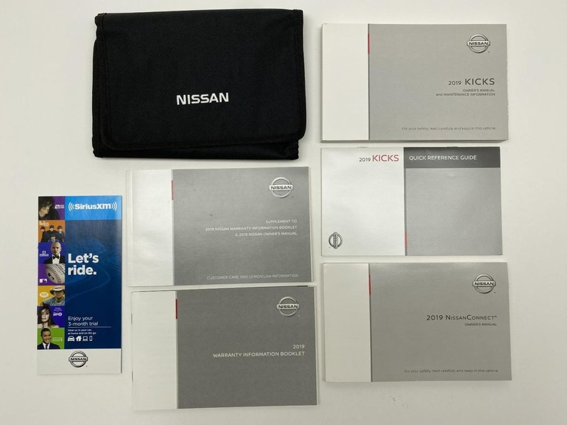 Owners Manual 2019 Nissan Kicks 86776