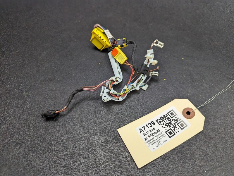 Steering Wheel A-Bag Wiring Harness 2018 Audi A6 4G0971589 2012 - 2015 2016 2017