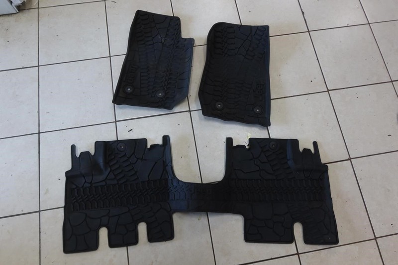 2012-2018 Jeep Wrangler JK OEM All Weather Floor Mats Rubber 4 Door