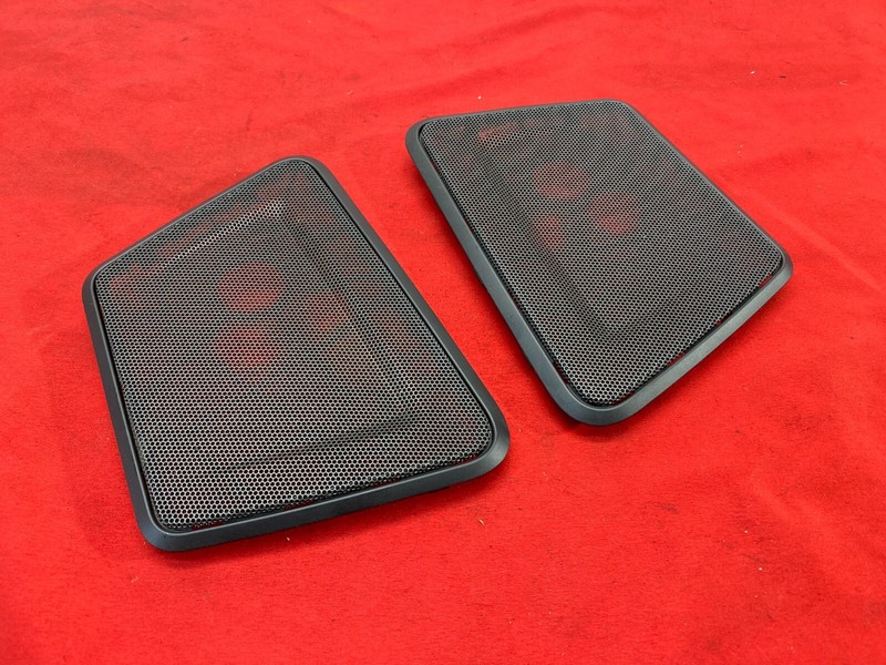 12-19 BMW F30 F80 3 Series Rear Shelf Left & Right Speaker Cover Black Set! OEM✅