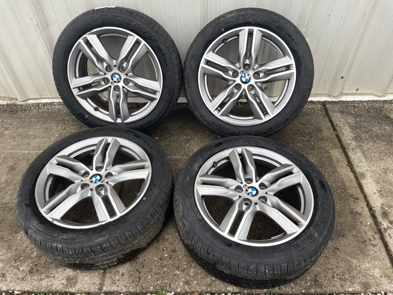 16-22 BMW F48 F39 X1 X2 18" 570M WHEELS 7.5x18 +51 RIMS M PACKAGE 90% TIRES SET