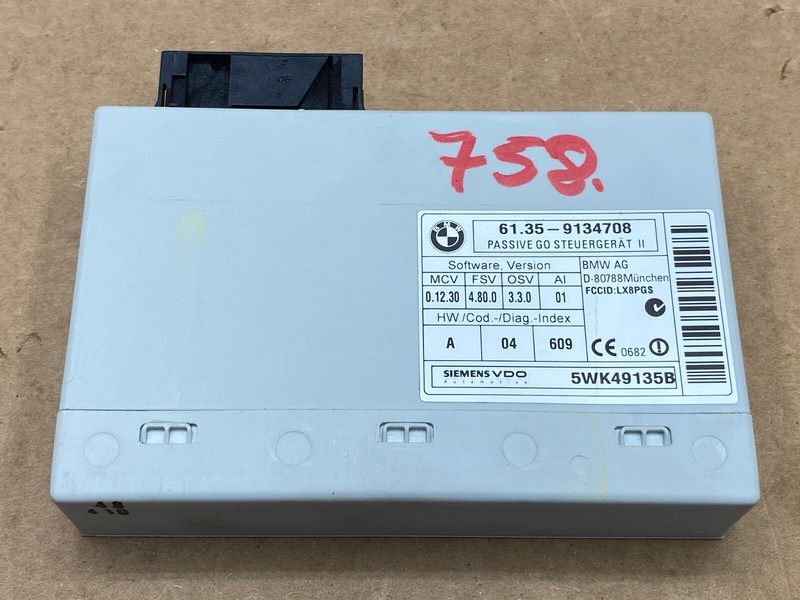 2009-2016 BMW Z4 KEYLESS ENTRY CONTROL MODULE OEM LOT758