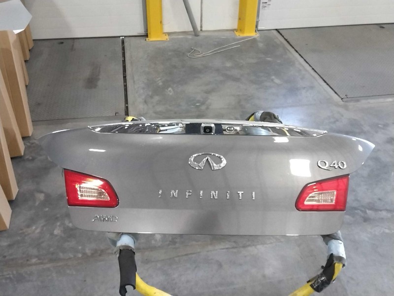 2015 INFINITI Q40 Deck Lid Trunk Lid Grey OEM Used 118k Miles NJ25-18801-465468