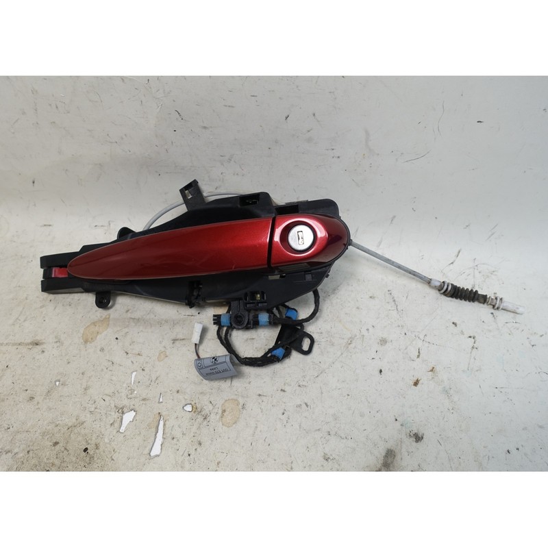 BMW E70 X5 Left Front Driver Door Handle Vermilion Red A82 2007-2013 OEM
