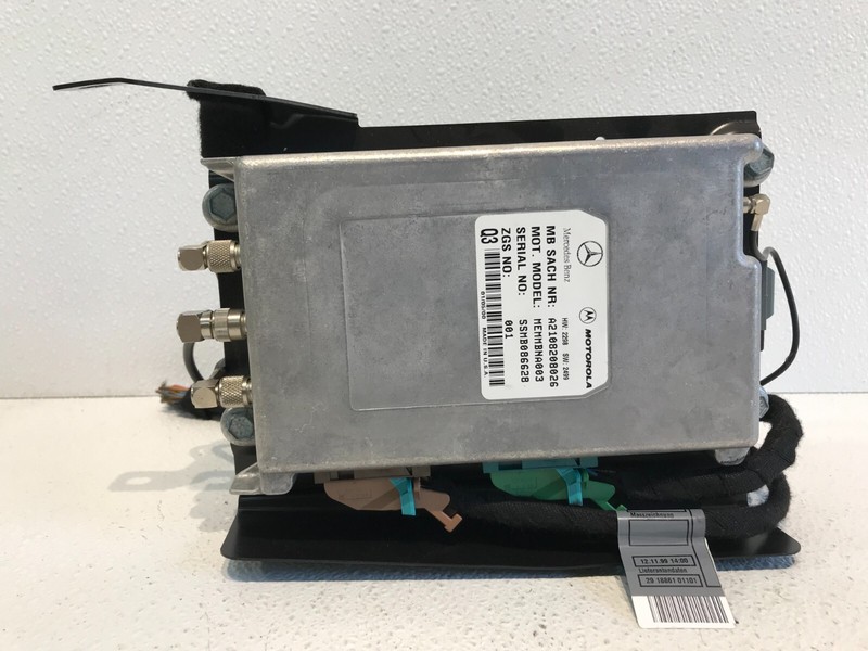 00-06 MERCEDES W220 S430 S500 MOTOROLA TELEPHONE CONTROL MODULE UNIT A2108208026