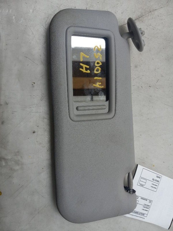 Driver Sun Visor Prius C VIN B3 7th And 8th Digit Fits 16-19 PRIUS