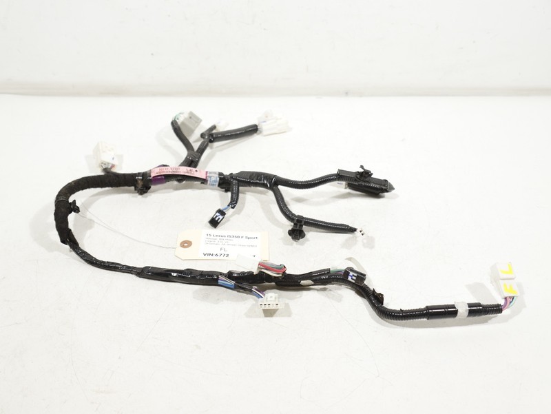 2014-2016 Lexus IS350 AWD 3.5L Front LEFT Driver Seat Wire Harness Complete OEM
