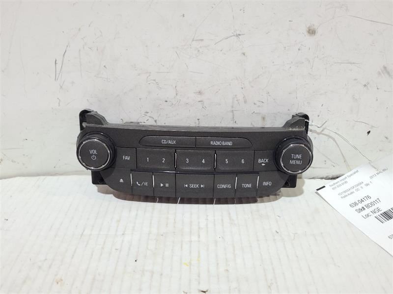 Audio Equipment Radio Control Panel Am-fm-single CD Fits 13 MALIBU 569380