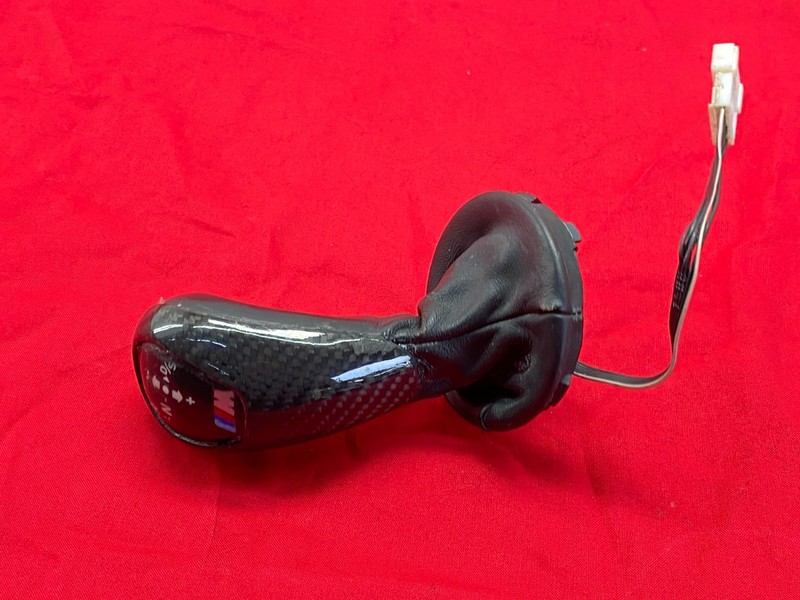 06-10 BMW E60 E63 E64 M5 M6 SMG Gear Shifter Knob Switch Trim Cover Carbon OEM✅