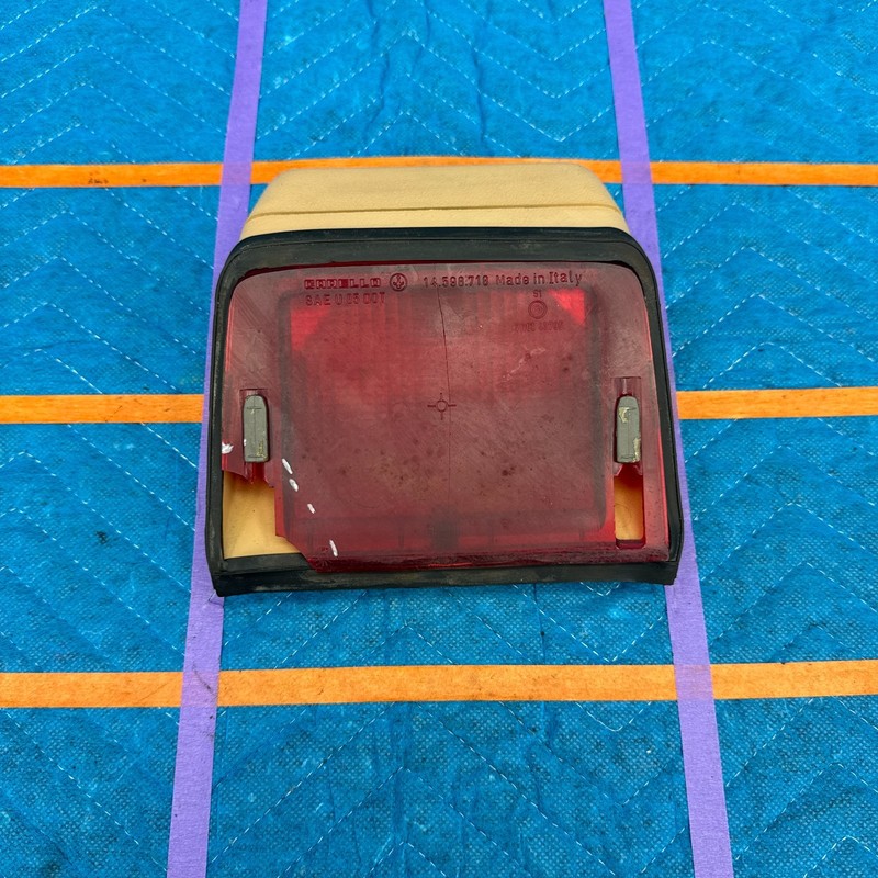 1987–1991 Volvo 780 Bertone Rear Center Third Brake Light Beige OEM Carello