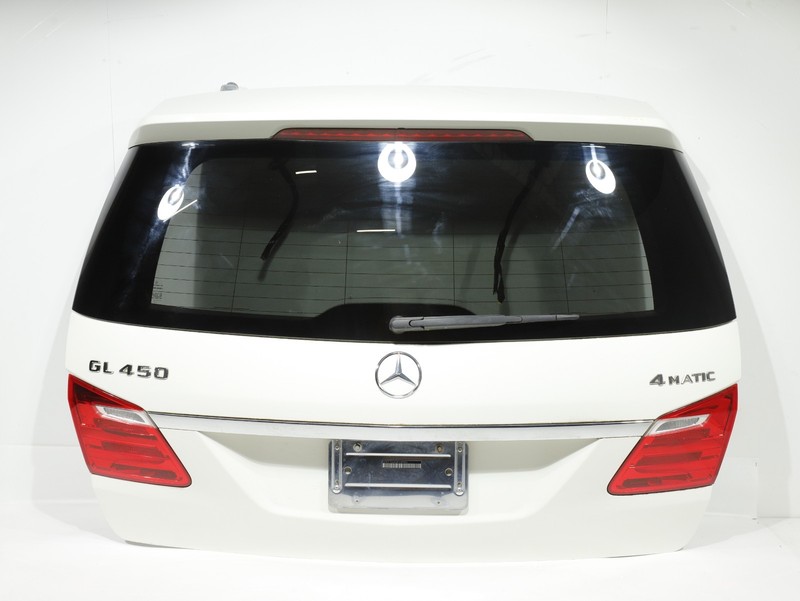 13-16 Mercedes X166 GL450 GL550 Trunk Lid Assembly W/ Camera Lights White 650