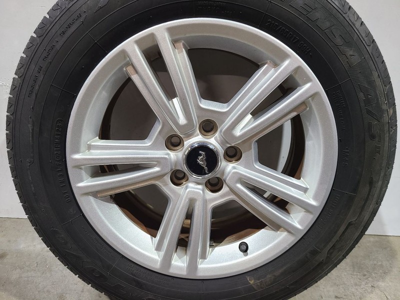 Wheel 17x7 Aluminum 5 Split Spoke Sparkle Silver Fits 10-14 MUSTANG 589473