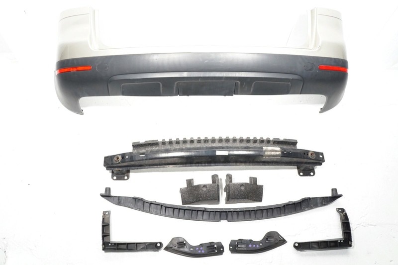 04-07 VOLKSWAGEN TOUAREG 7L REAR BUMPER REINFORCEMENT COVER BRACKET COMPLETE OEM