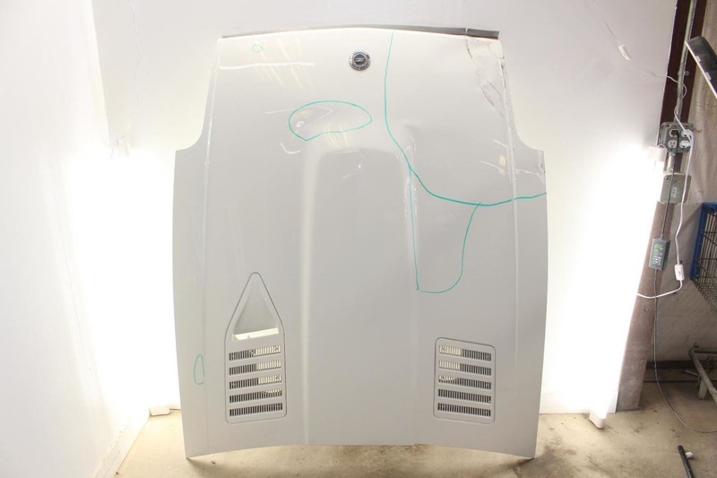 White Hood Assembly Fits 79-83 280ZX *HAS ISSUES PLEASE SEE NOTES*